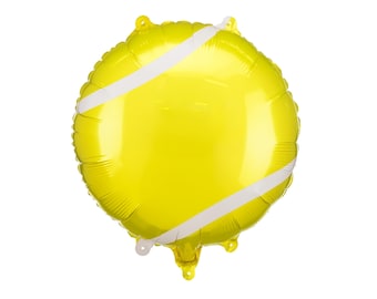 Tennis Ball Foil Balloon, Tennis Balloon, Tennis Themed Party Decorations, Tennis Themed Birthday, Tennis Foil Balloon, Tennis Party, Sports