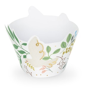 6 Dove Cupcake Wrapper, Communion Cupcake Wrappers, Christening Cupcake Wrappers, Holy Communion Cupcake Wrapper, Doves