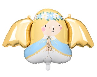Angel Foil Balloon, Praying Angel Balloon, Communion Balloons