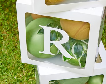 Extra Sticker Letters for Balloon Boxes - does NOT includes boxes or balloons