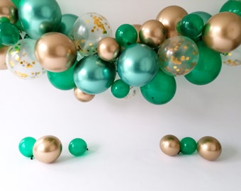 High Quality Green and Gold Balloon Arch, Green Balloon Garland, DIY Balloon Garland, Green Balloon Garland, Green Balloon Arch, Botanical