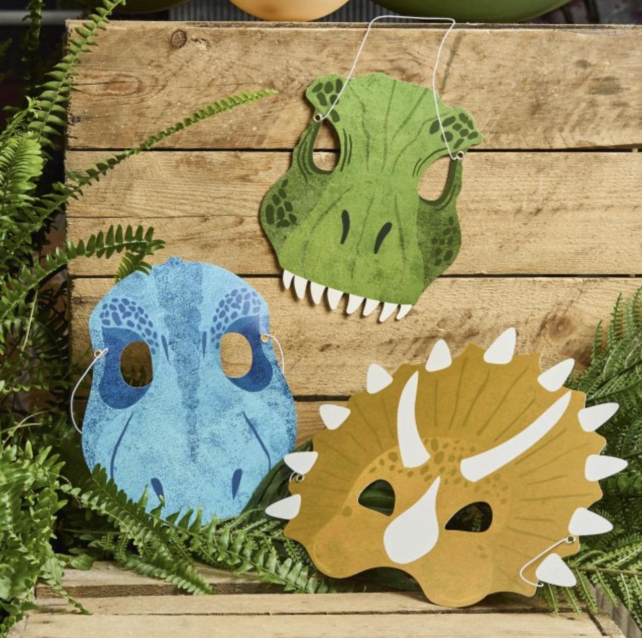 6 Dinosaur Card Masks, Dinosaur Birthday Props, Dinosaur Themed Party, Dinosaur Birthday Decorations, Dino Photo Props, Dino Birthday