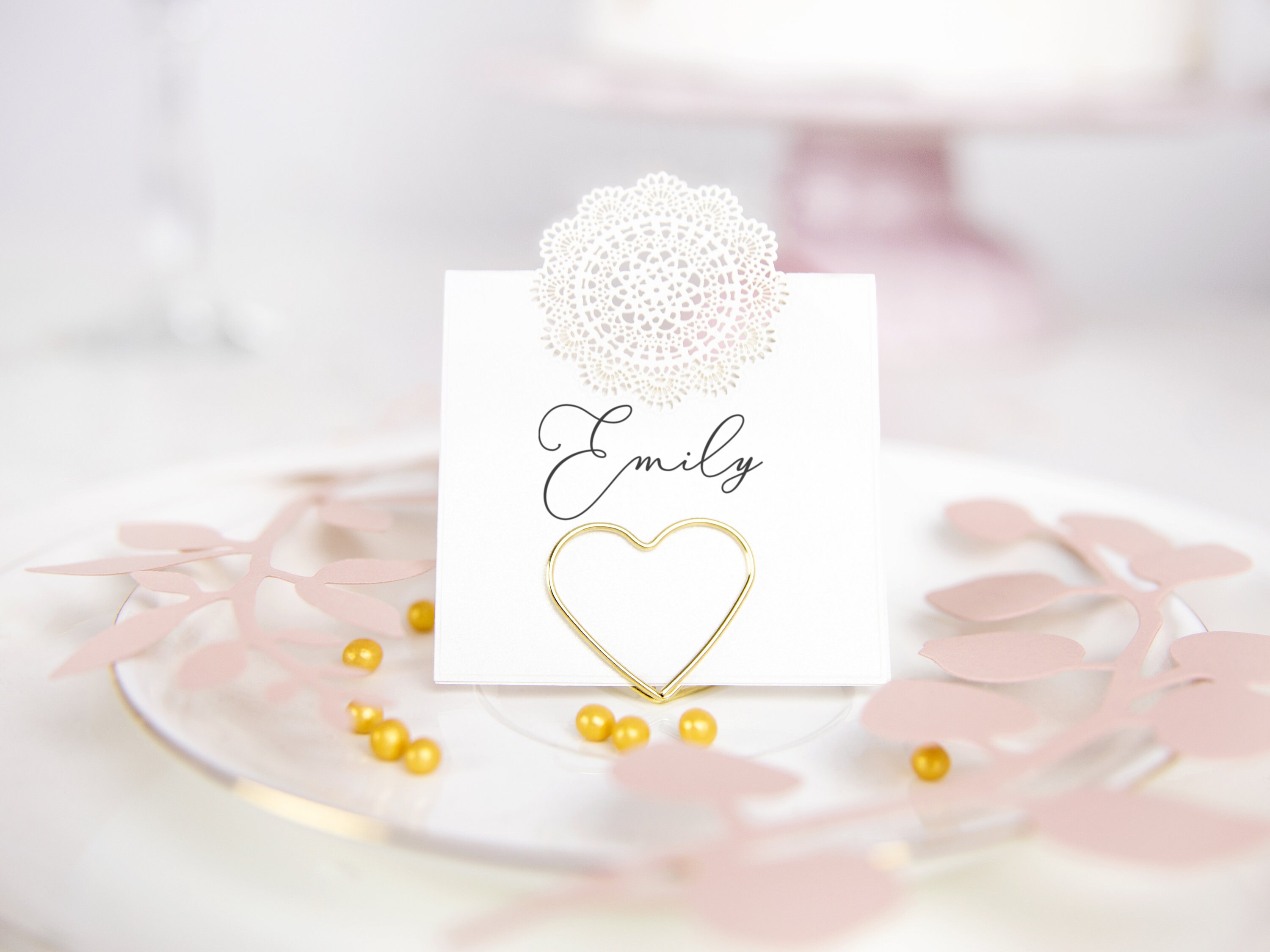 10 Heart Shaped Gold Place Card Holders Gold Metal Place Card Etsy UK