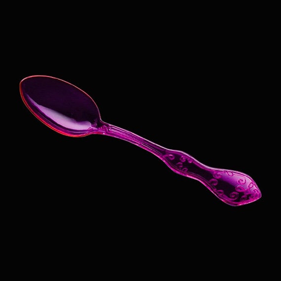 10 Stunning Reusable Pink Spoons High Quality Plastic Etsy