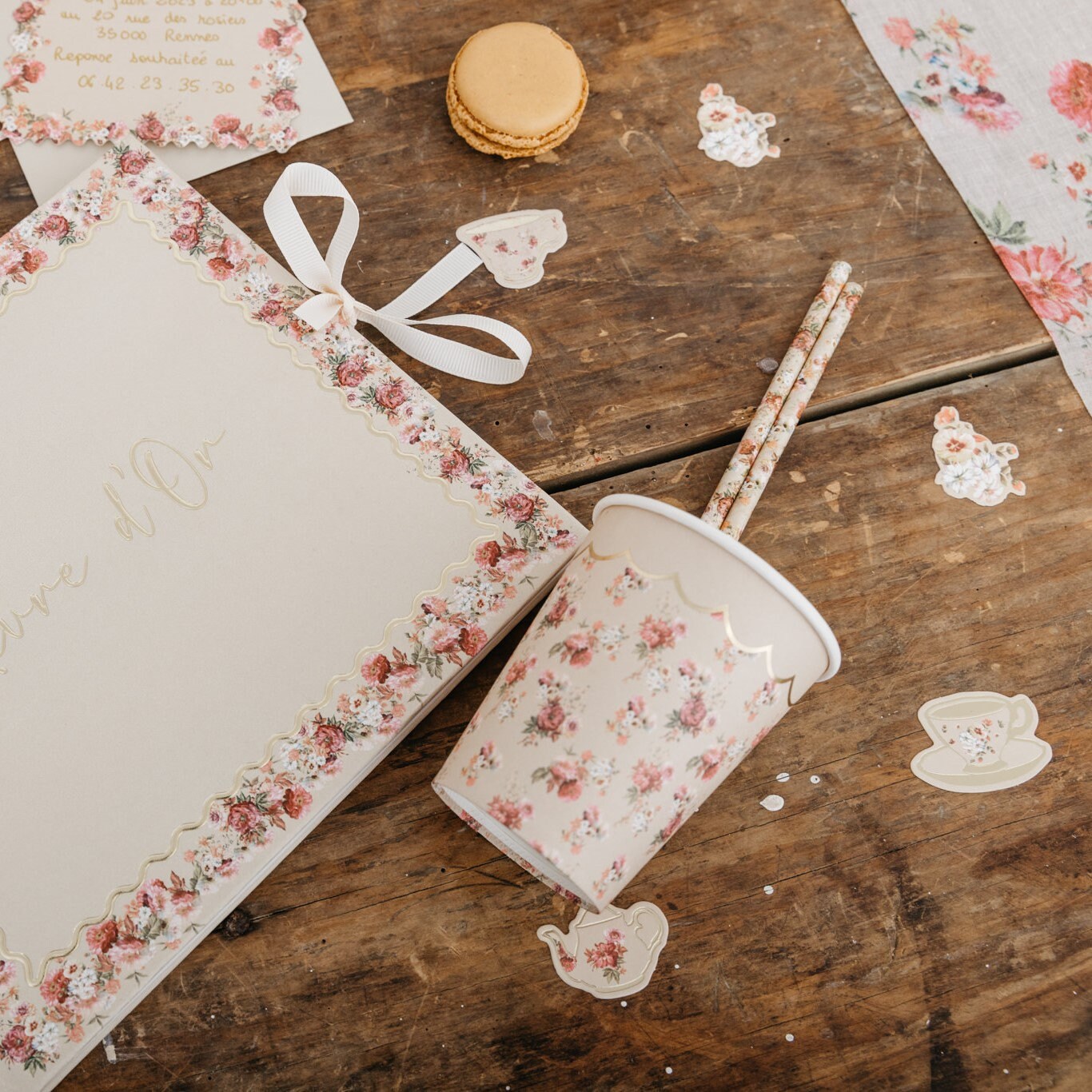 100pc Liberty Vintage Floral Confetti, Pretty Vintage Table Scatter ...
