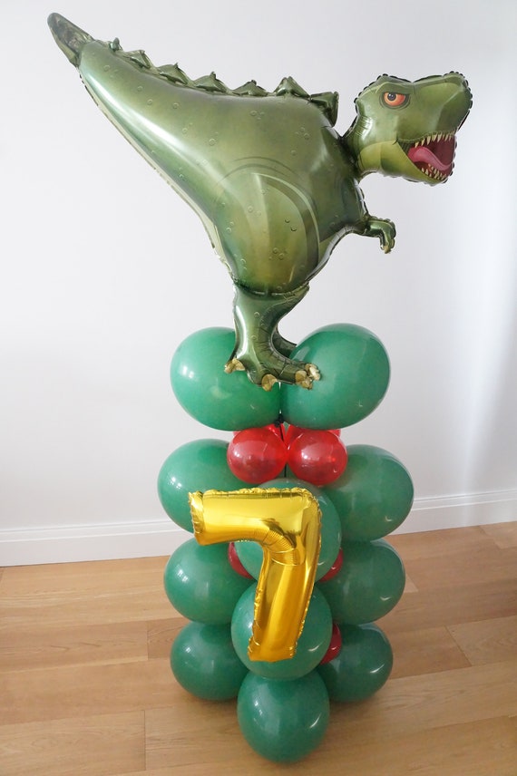 Scultura di palloncino dinosauro gigante Display palloncino T-Rex fai da te  da 5,2 piedi Kit fai da te Senza elio Palloncino Dino Festa dei dinosauri  T-Rex -  Italia