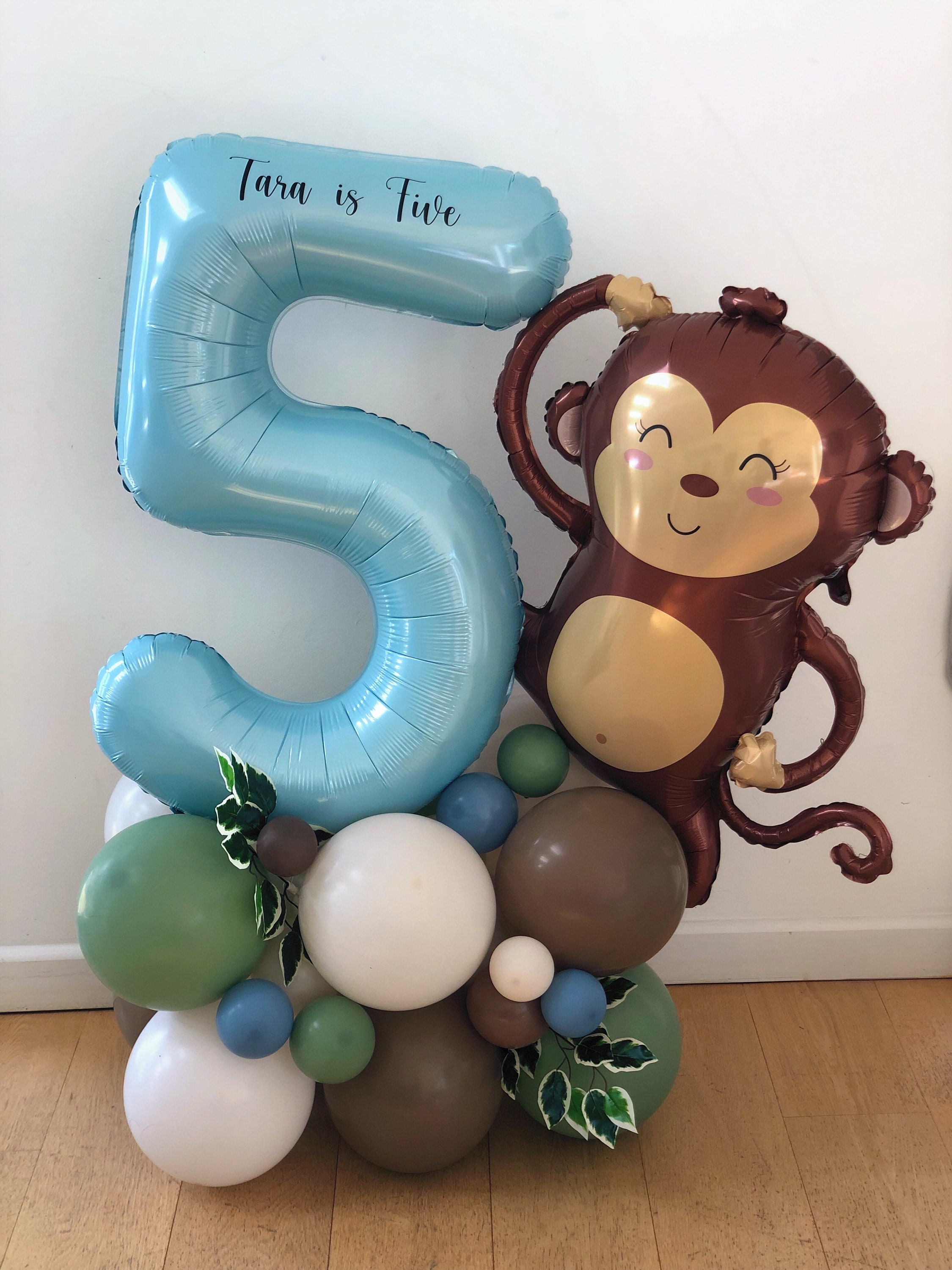 High Quality Large Monkey Balloon Sculpture, Any Number, Safari
