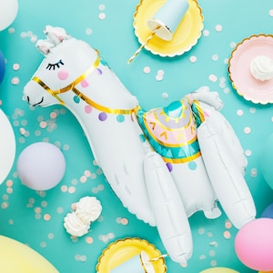 Large 3D Llama Balloon, No helium required, Llama Balloon, Llama Birthday Decorations, Llama Party Decorations, 3D balloons, Llama Birthday