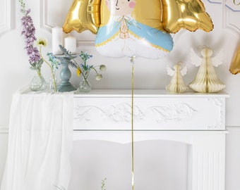 Angel Foil Balloon, Praying Angel Balloon, Communion Balloons