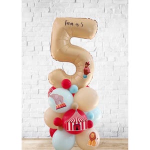 Wprowadzenie Oferta DIY Duża 50&quot; Cyrkowa Rzeźba Balonowa, Rzeźba Balonowa O Tematyce Cyrkowej, Cyrkowy Balon Urodzinowy, Cyrkowy Balon