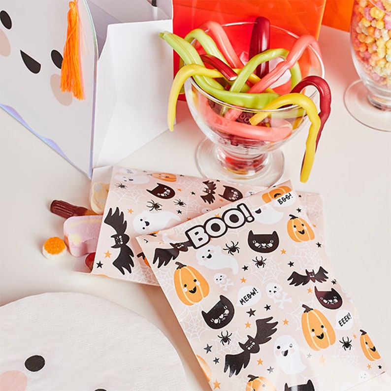 Cute Halloween Napkins, Pack of 20 , Pumpkin Napkins, Halloween Tableware, Halloween Napkins, Younger Kids Halloween, Kids Halloween image 5