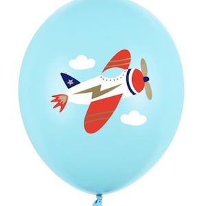 Plane Balloons, Blue Baby Shower Balloons, Aeroplane Balloons, Baby Shower, Baby Boy Balloons, Latex Balloons, Blue, Baby Blue