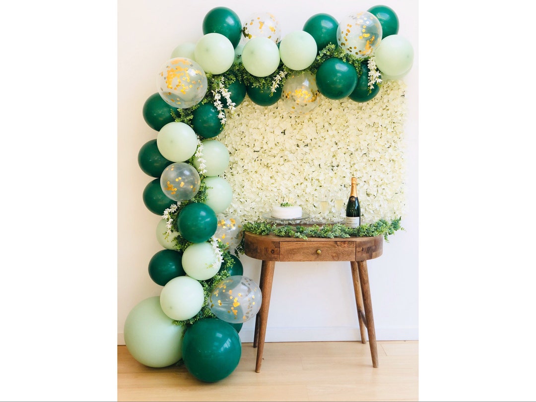 Styirl Guirlande de ballons vert pastel – 100 pièces de 12,7 cm, 30,5 cm,  30,5 cm, 45,7 cm, pour fête d'anniversaire, décorations de Pâques