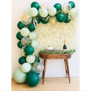 Stunning Green Balloon Arch, Green Balloon Garland, DIY Balloon Garland, Green Balloon Arch, Dark Green Balloon Garland, Botanical Garland