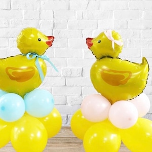 DIY Mini Duck Balloon Sculptures, Colours of your Choice, Mini Foil Balloons, Duck Birthday Decorations, Duck Balloons