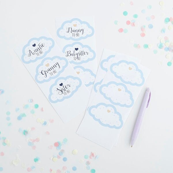 Baby Shower Guest Stickers Name Tags Baby Shower Etsy UK