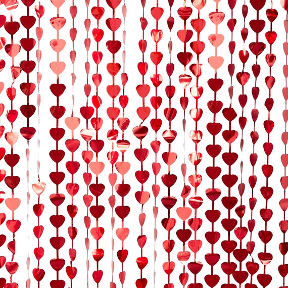 Valentines Day Decorations, Valentines Decor, Valentine's Day Decor, Red  Heart Balloons, Valentines Day Party, Valentines Bunting Backdrop 
