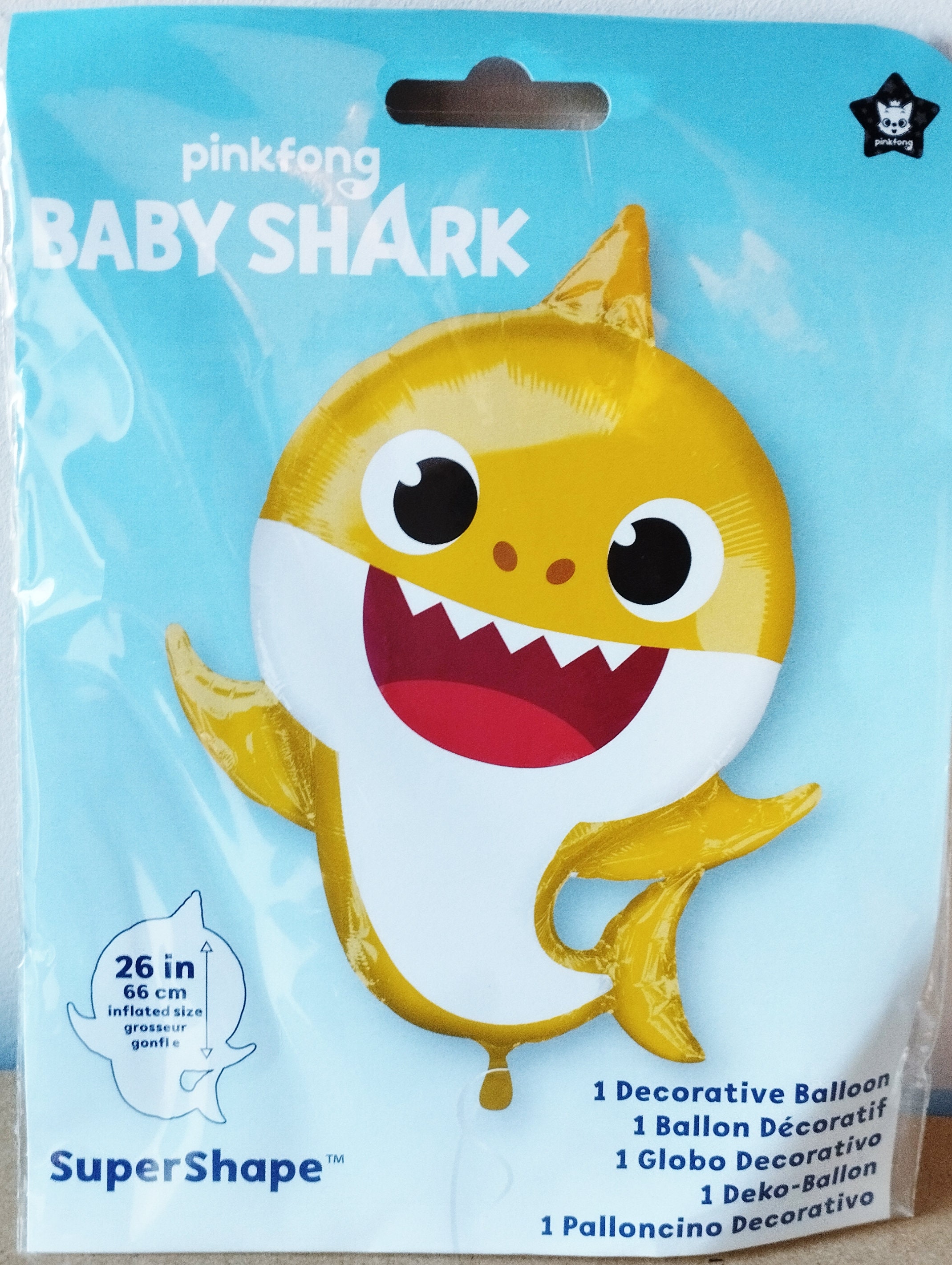 DIY Large Pink Baby Shark Balloon Sculpture Pink Baby Shark Etsy