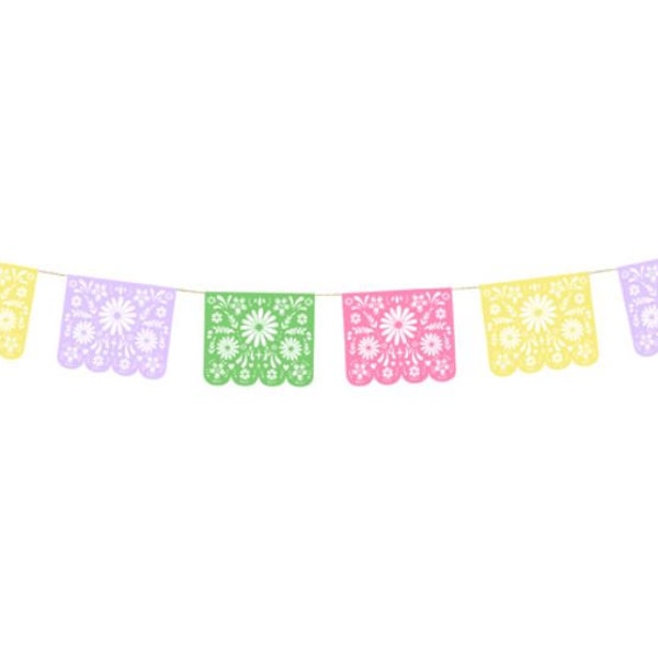 Garland Fiesta 2m, Photo Wall Banner, Cinco De Mayo Decorations, Fiesta Banner, Colourful Banner, Colourful Bunting, Birthday Banner