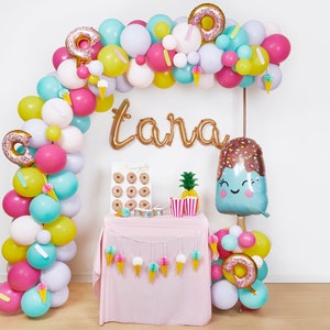 Pastel Balloon Garland Pastel Birthday Decorations, Pastel Balloon