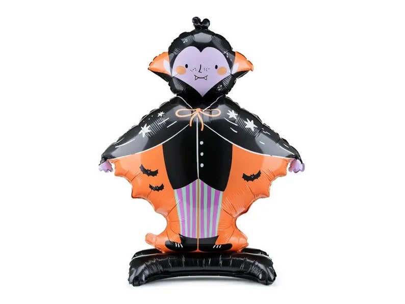 Vampire Inflatable Wings Dracula Standing Foil Balloon, Vampire Balloon, Halloween Balloons ...
