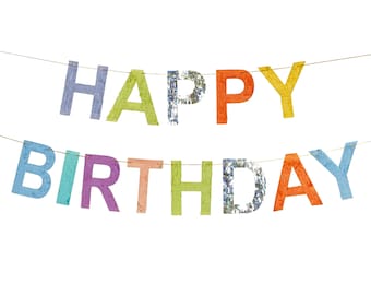 Large Multicoloured Happy Birthday Banner, Happy Birthday Bunting, Birthday Sign, Birthday Bunting, Birthday Decorations, For Him, Colourful