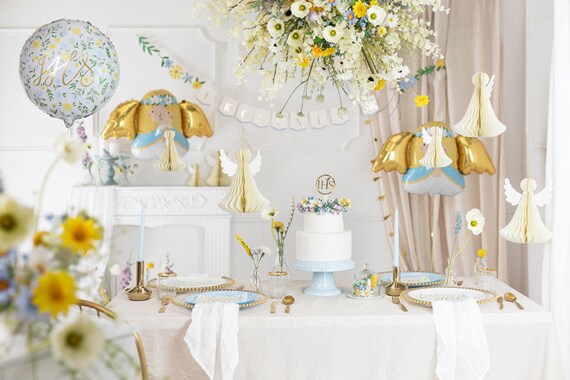 Blessing Babies Japan 【Balloon Angel】 Angel Foil Balloon, Praying Angel Balloon, Communion Balloons