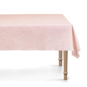 Tovaglia monouso rosa chiaro, 180 x 120 cm, tovaglia rosa pastello, tovaglia per baby shower, tovaglia monouso rosa chiaro
