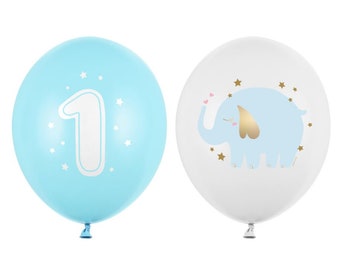 Blue 1st Birthday Balloons, High Quality, Blue Baby Balloon, 1st birthday Balloons, First Birthday Balloons, Party Decorations, Baby Blue