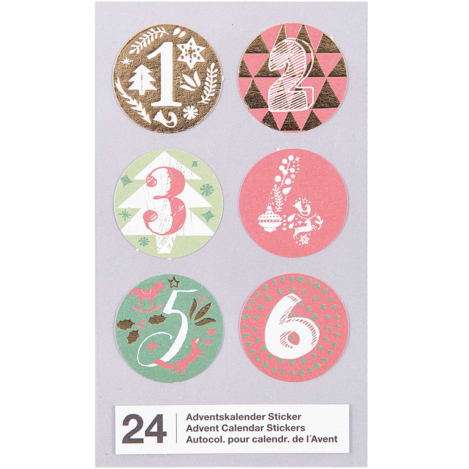 Number stickers to use on holiday countdown projectsor anything else  you'd like. Simply print o…