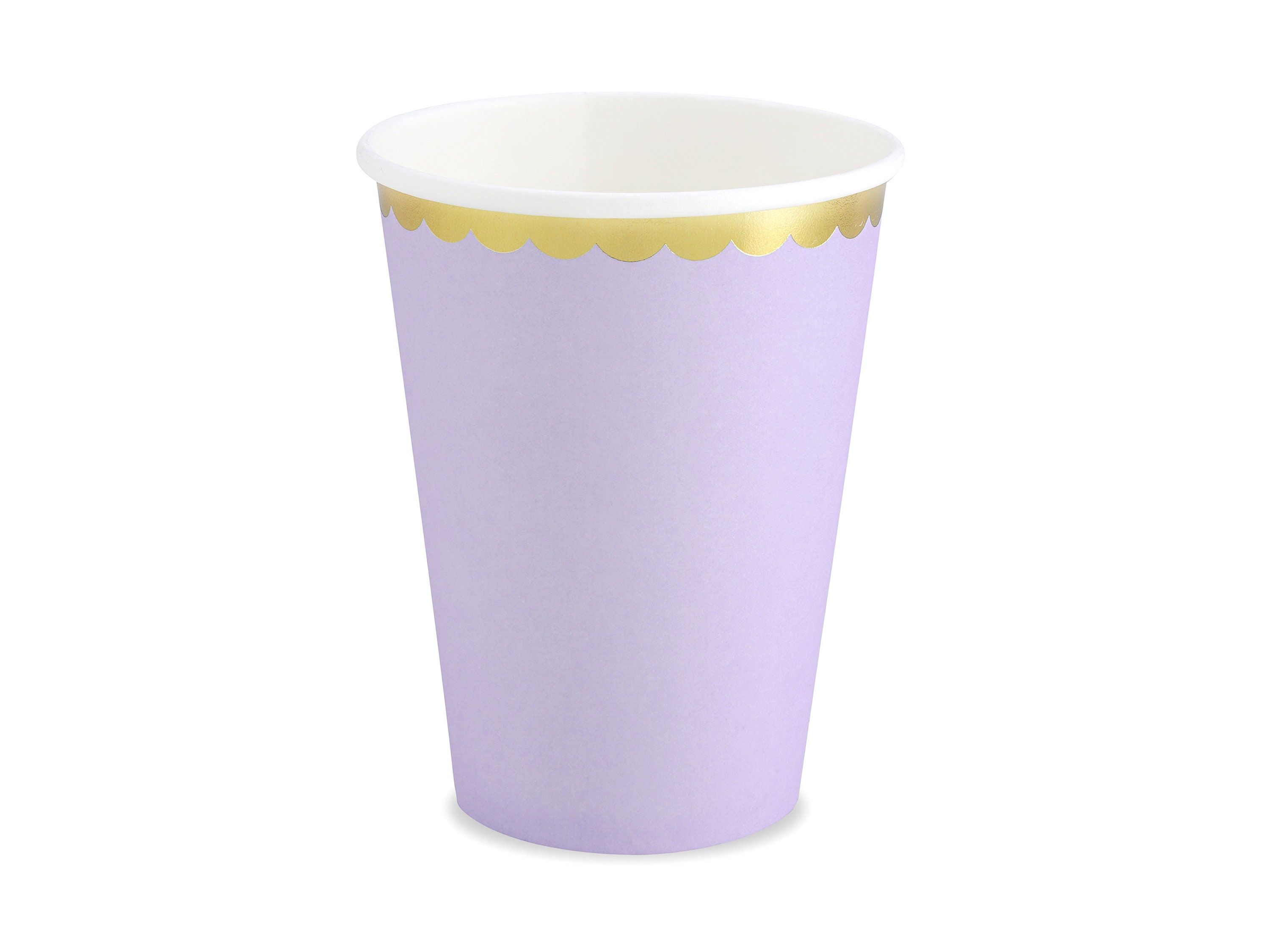 Lavender Paper Cups or Plates Pastel Paper Plates Purple Etsy