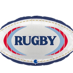Pallone da rugby 20" Palloncino in foil grande, palloncino in foil, palloncino in foil sportivo, palloncino per feste, decorazioni per compleanni per bambini, compleanno per bambini, festa per bambini