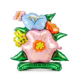 Giant Standing Flower Balloon, Air only, Flower Foil Balloon, Balloon for Her, Gift for Her, Foil Balloons, Standing Balloon, Flowers
