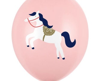 Little Horse Balloons, Horse Balloon, Horse, Pink Balloon, Baby Balloons, First Birthday Balloons, Party Decorations, Pink, Pony Balloon