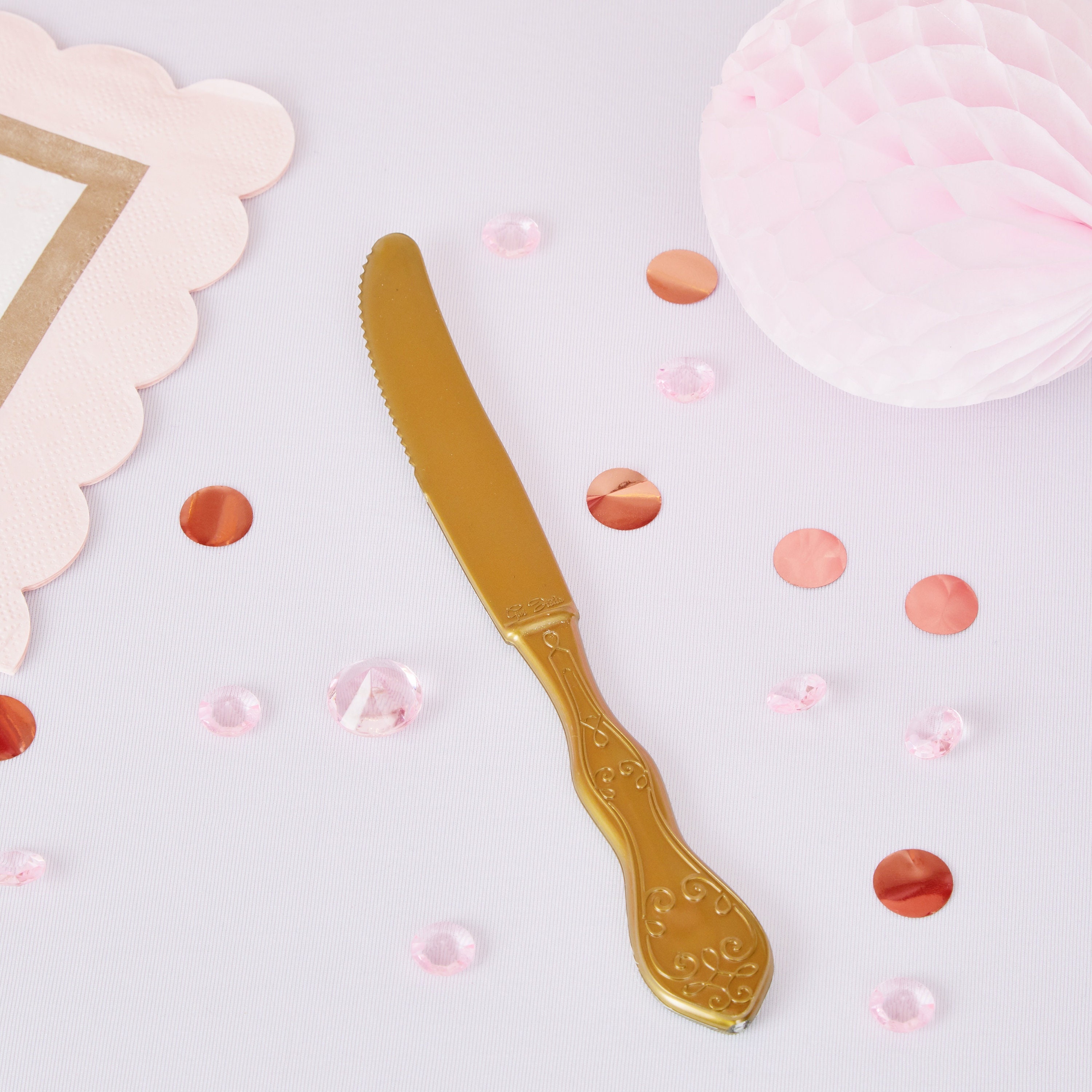 Stunning Gold Plastic Knives High Quality Plastic Cutlery Etsy