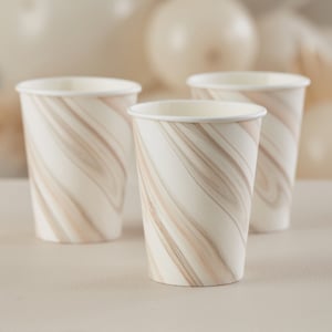 Eco-friendly Terrazzo Print Paper Cups, Party Paper Cups, Terrazzo Print  Cups, Eco-friendly Tableware, Stylish Paper Cups 