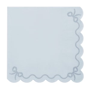 12 tovaglioli di carta con volant blu nebbia, 33 x 33 cm, tovaglioli di carta, tovaglioli blu, tovaglioli azzurri, tovaglioli di carta blu, tovaglioli blu scuro