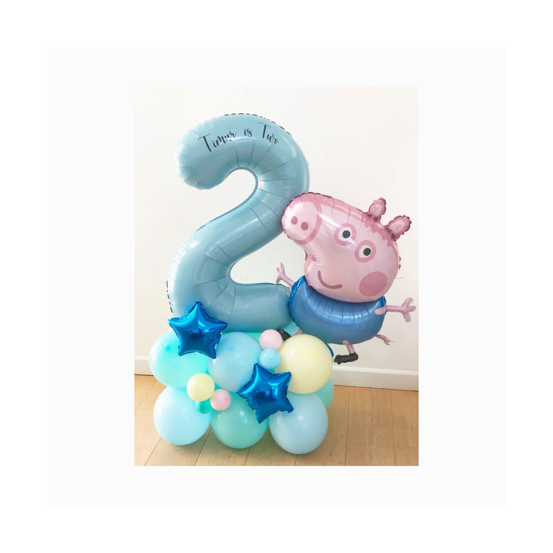 DIY Large Pig Balloon Sculpture, Pig Balloon Stack, Pig Sculpture, Peppa