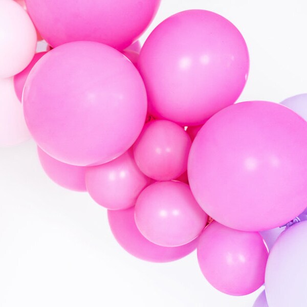 High Quality Pastel Fuchsia Latex Balloons, Dark Pink Balloons, Pack of 6 or 12 Balloons, Strong Pastel Fuchsia Balloons, Pastel Balloons