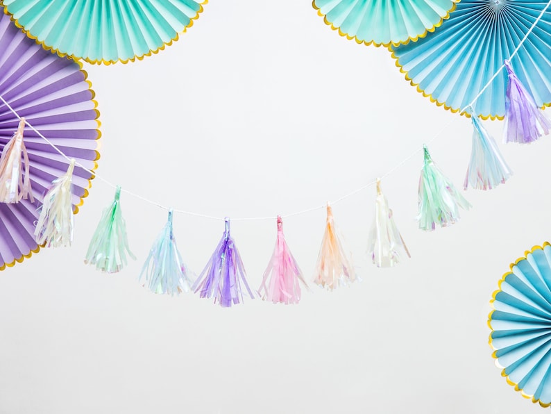 mini tassel garland