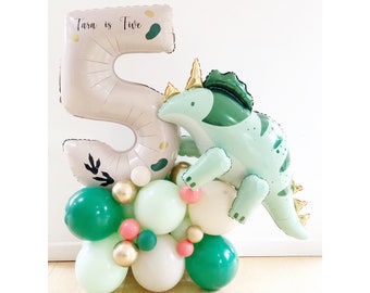 High Quality Large Triceratops Balloon Sculpture, Any Number, Dinosaur Balloon Stack, Dinosaur Balloon Sculpture, Dino Balloons