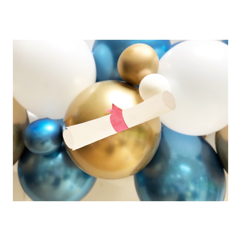 Graduation DIY Balloon Garland Kit, Pick Your Own Colour, Graduation ...