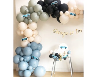 Race Car Balloon Arch, Two Fast Balloon Arch, Fast One Balloon Arch, Race Car Balloon Garland, Two Fast Birthday Decoration, Fast One Deco