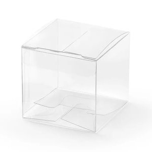 10 Transparent Favour Boxes, Clear Favour Boxes, Thank You Boxes, Transparent Favour Boxes, Minimalist Wedding Boxes, Favour Box, Square Box