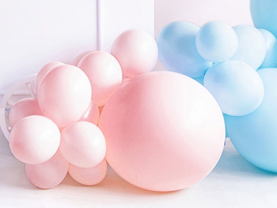 Amscan Happy Engagement Luftballons – 10 Stück, Pink/blau, 22,8 Cm, Latex, Helium- & Luftgefüllt