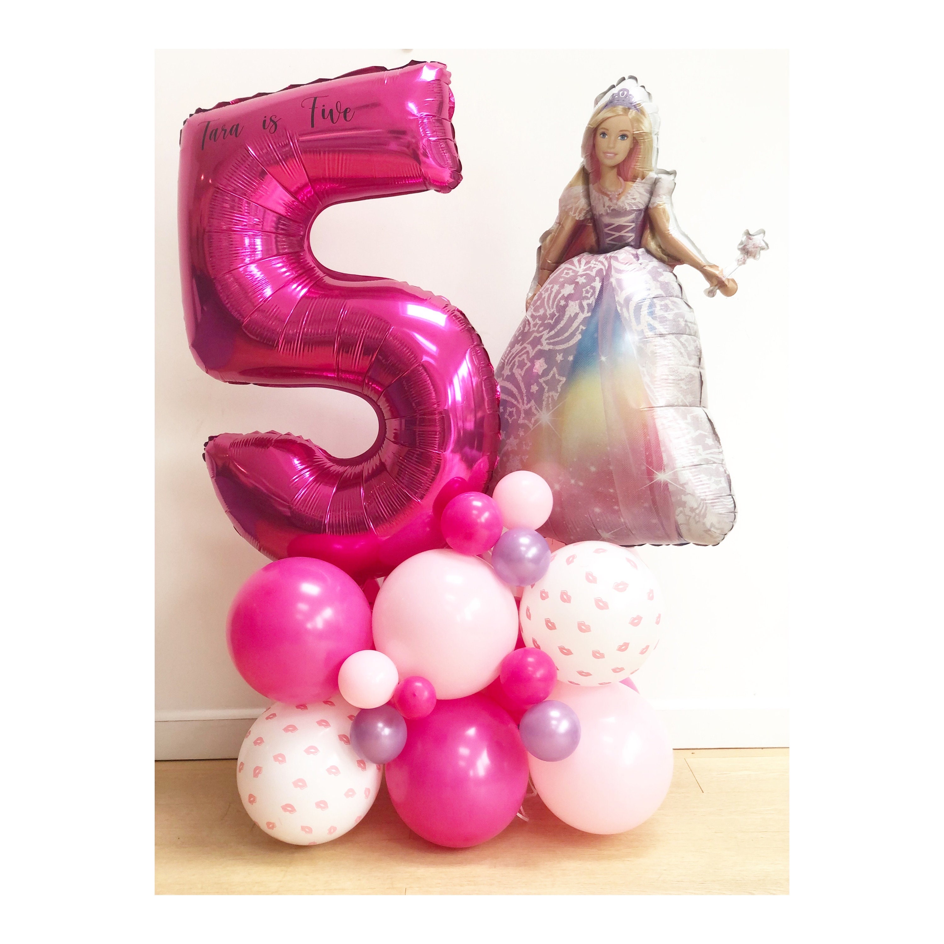 BARBIE 25 Party Birthday Princess Decoration Foil Balloon