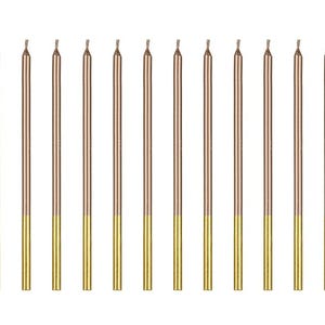 12 Tall Rose Gold Birthday Candles, Birthday Candles, Rose Gold Candles, Birthday Decorations, Birthday Candles, Rose Gold Cake Candles