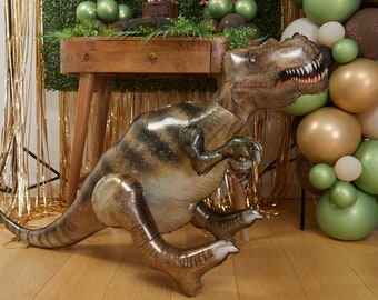 Large 4D Dinosaur Foil Balloon, Stegosaurus Balloon, T-Rex Balloon,  Styracosaurus Balloon, Dinosaur Theme, Jurassic Dinosaur Theme, Balloon