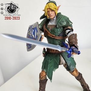 Link Legend of Zelda custom action figure by Shinigami Customs 3d nintendo ganondorf