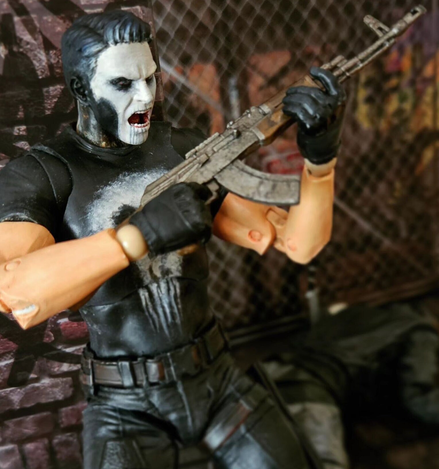 Punisher Frank Castle Custom Action Figure by Shinigami Customs 3d Marvel Legends Select Avengers Spider man Etsy Canada